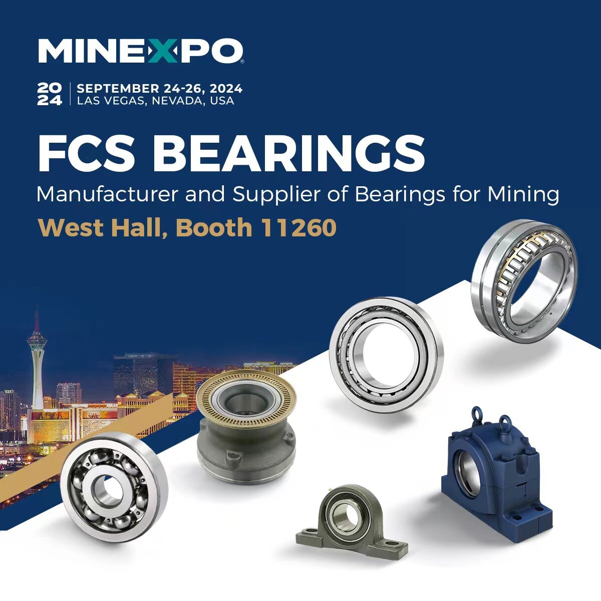 Focus Bearings примет участие в выставке MINEXPO 2024