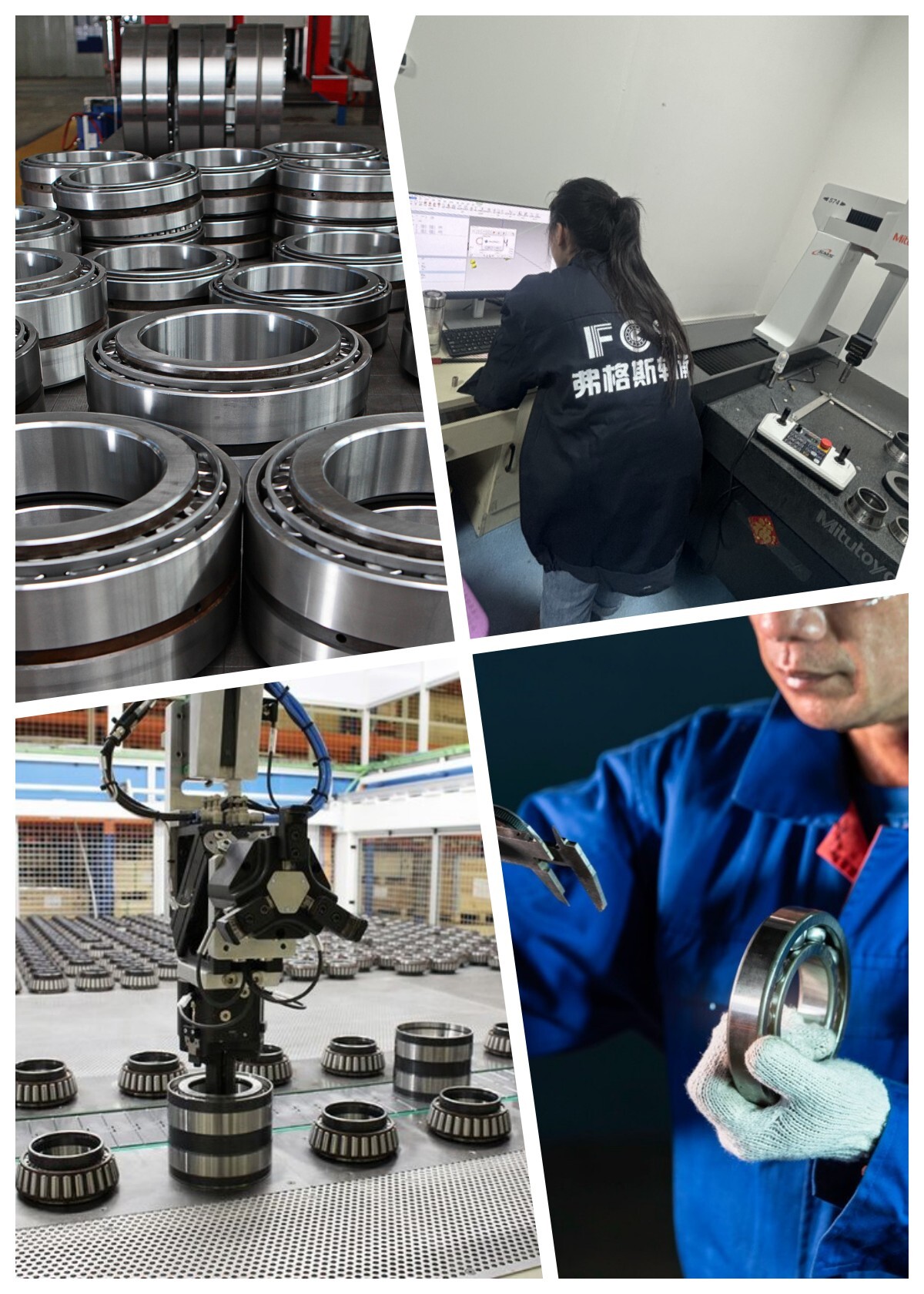 The latest factory production live pictures show the high-quality production process of Jinan Focus Bearing Co., Ltd.