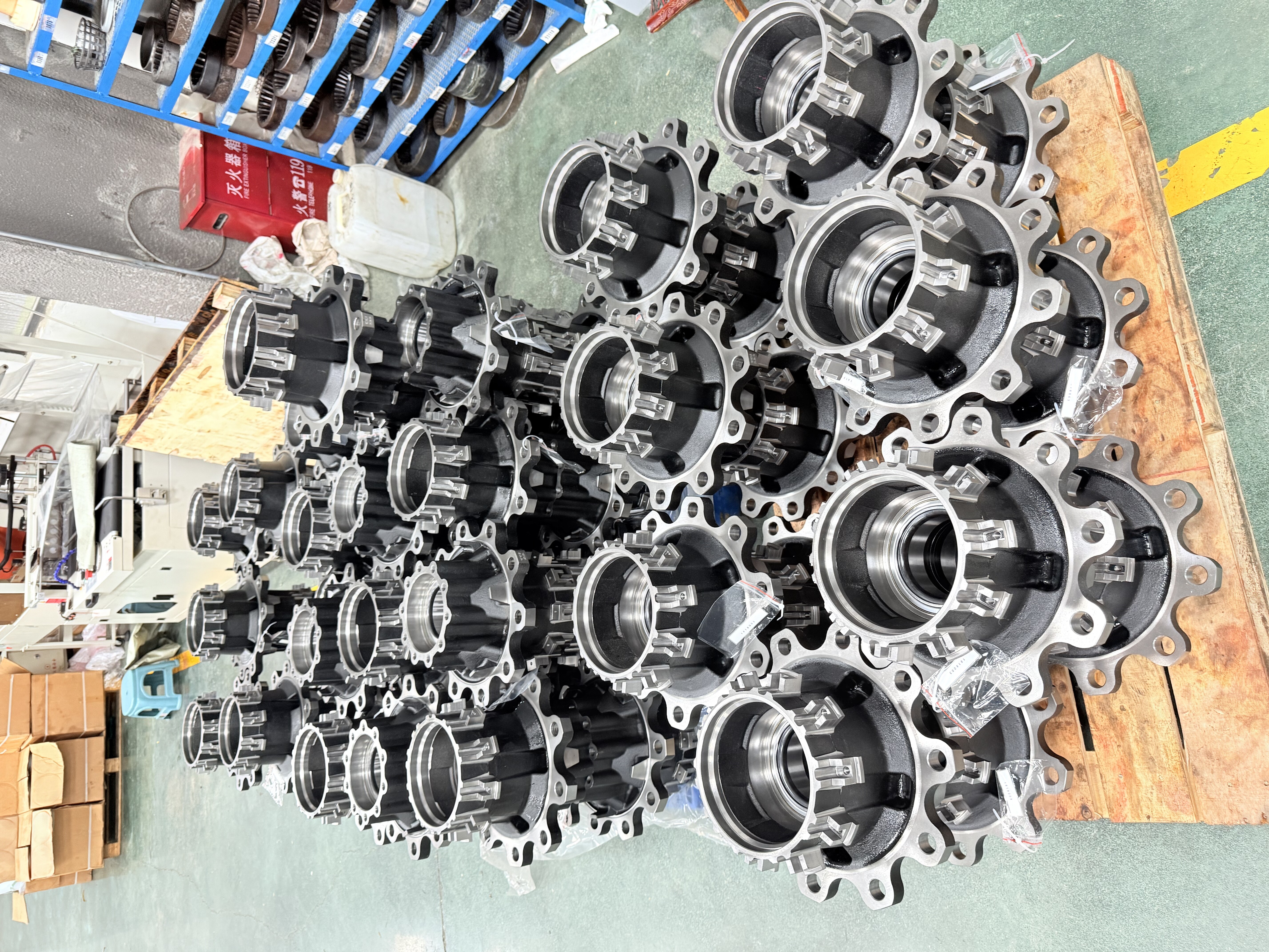 Высококачественные узлы ступицы колеса грузовика успешно выпущены в производство