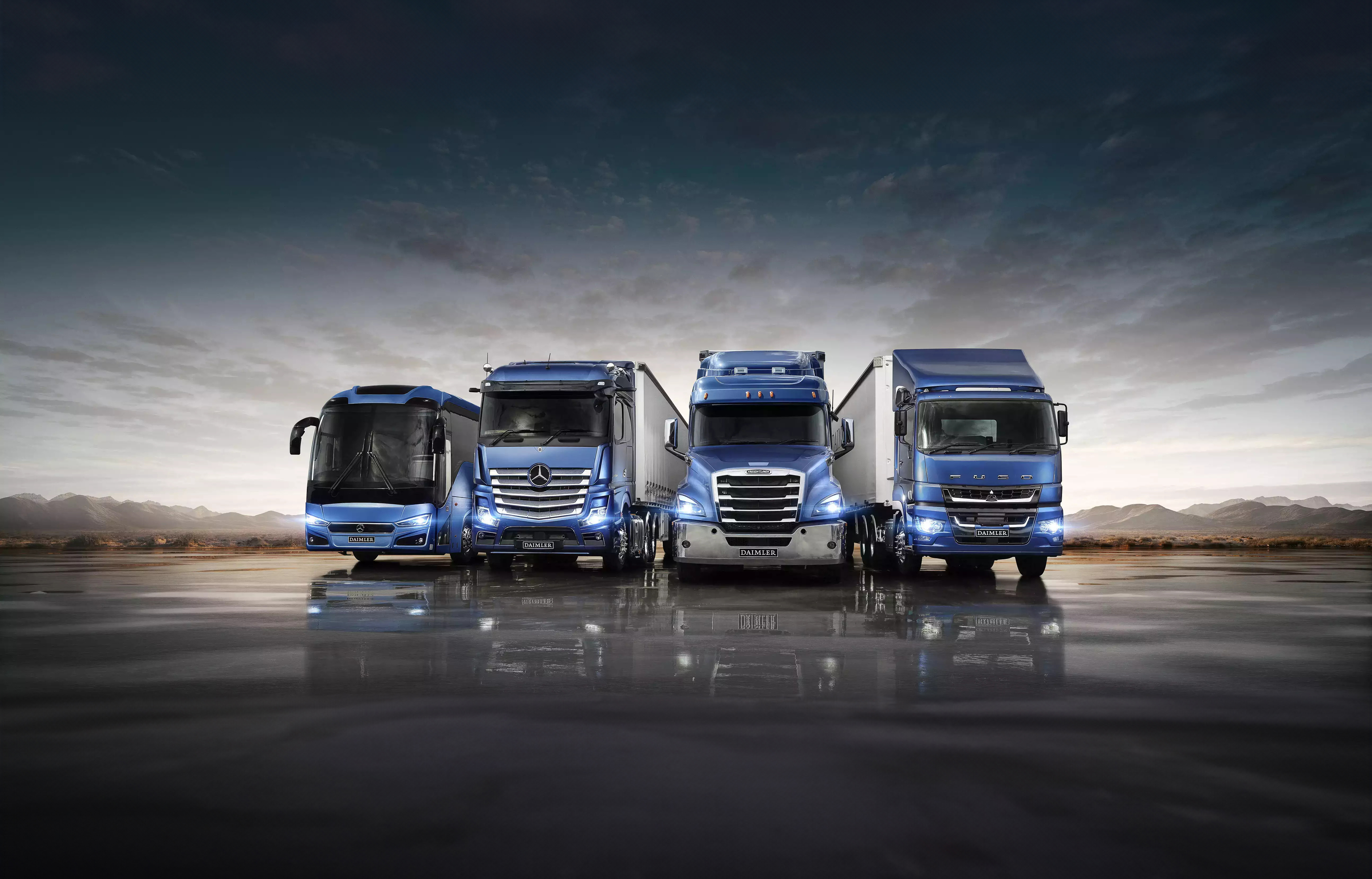 Грузовики и автомобили