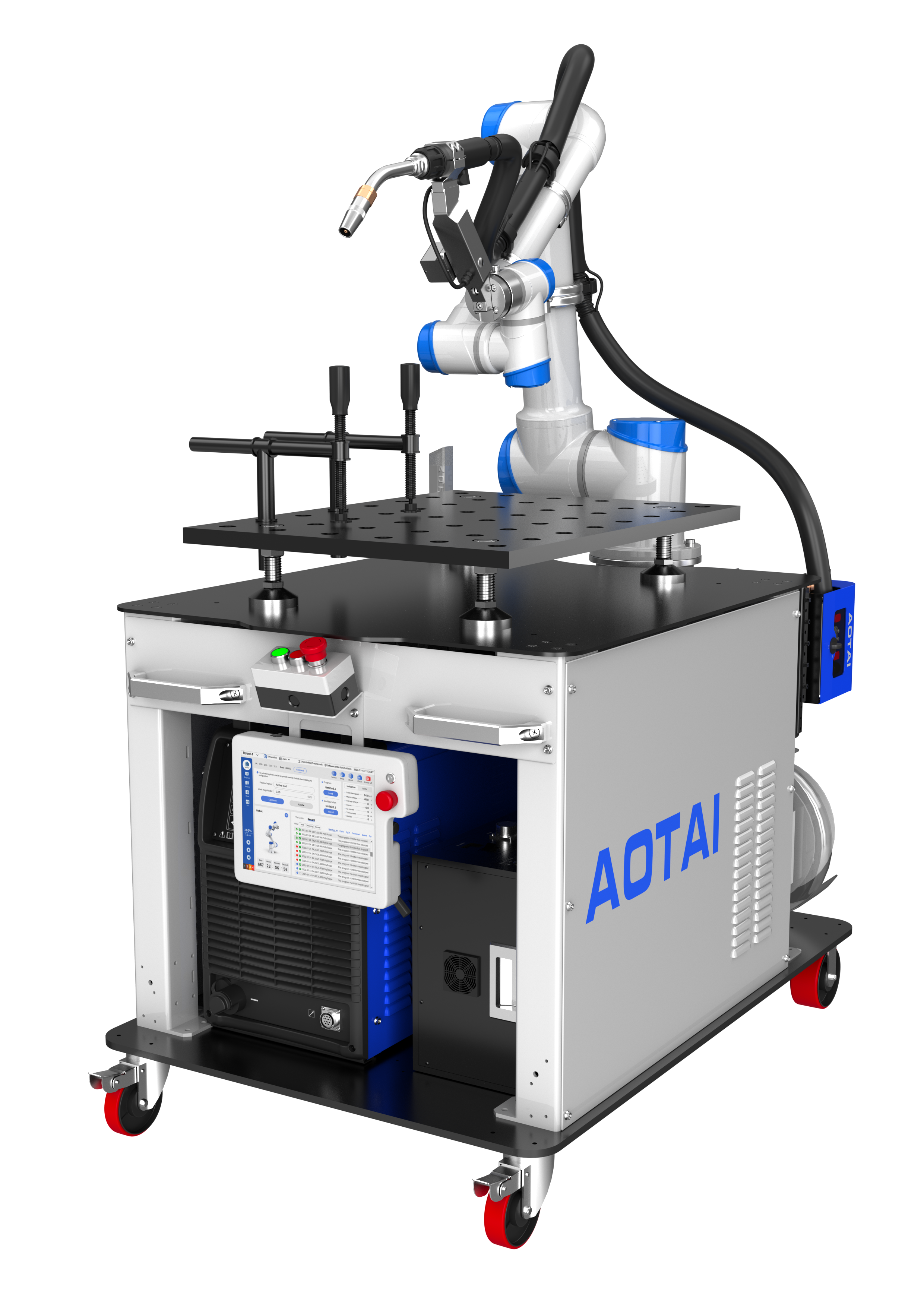Système de soudage cobot de type plateforme