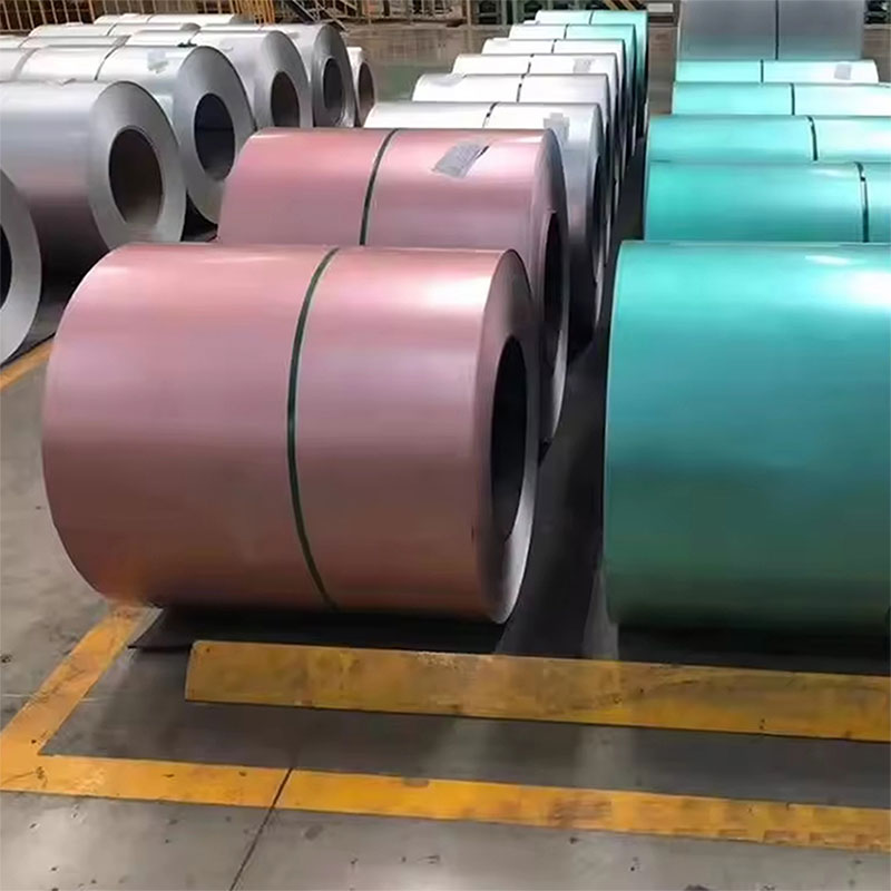 Building Metal Roof Tiles Material Precoated Galvanized Steel Coil Ppgi Ral Color Coated Steel Coil Strip Ppgl