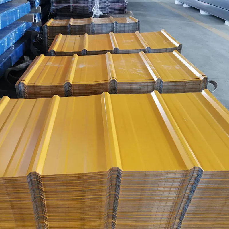 Manufacturer Custom Corrugated Pre-coated Galvalume Steel / Color Coated Roller Pressed Steel Tiles