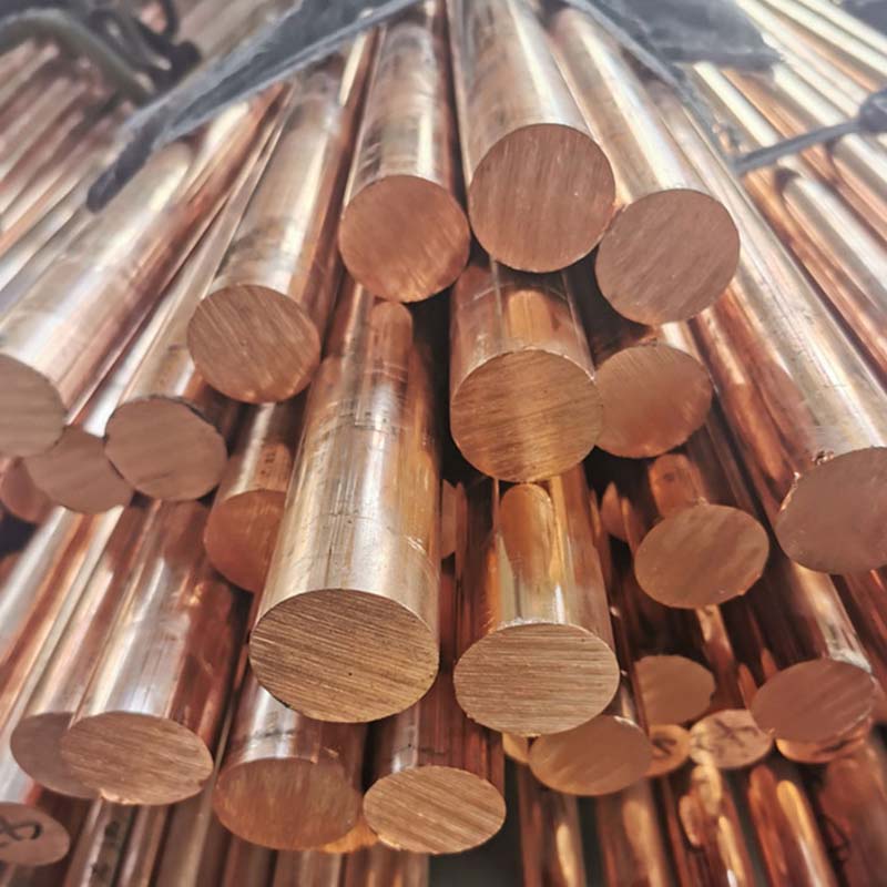 High quality C11000 C101 Dia 2-90mm round rod copper bar Hard 99.9% Pure copper red copper