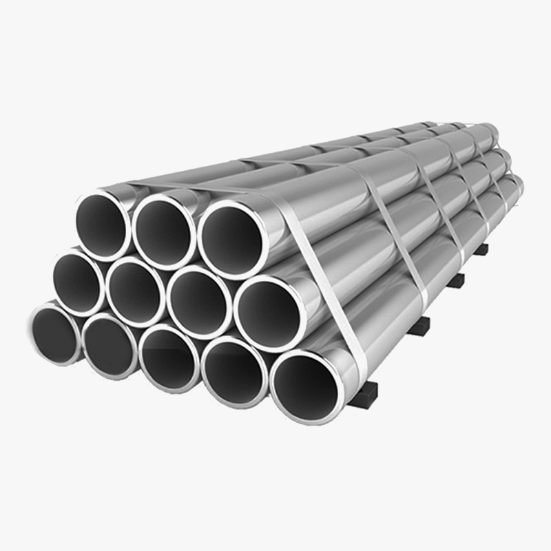 Polished stainless steel pipe