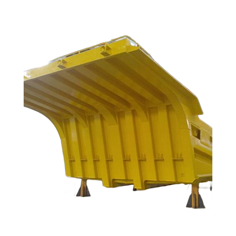 Dump truck compartment for mining