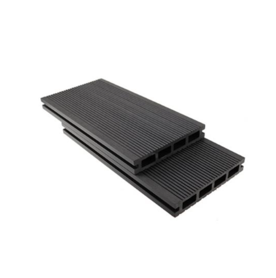 Black waterproof engineered wood plastic wpc decking