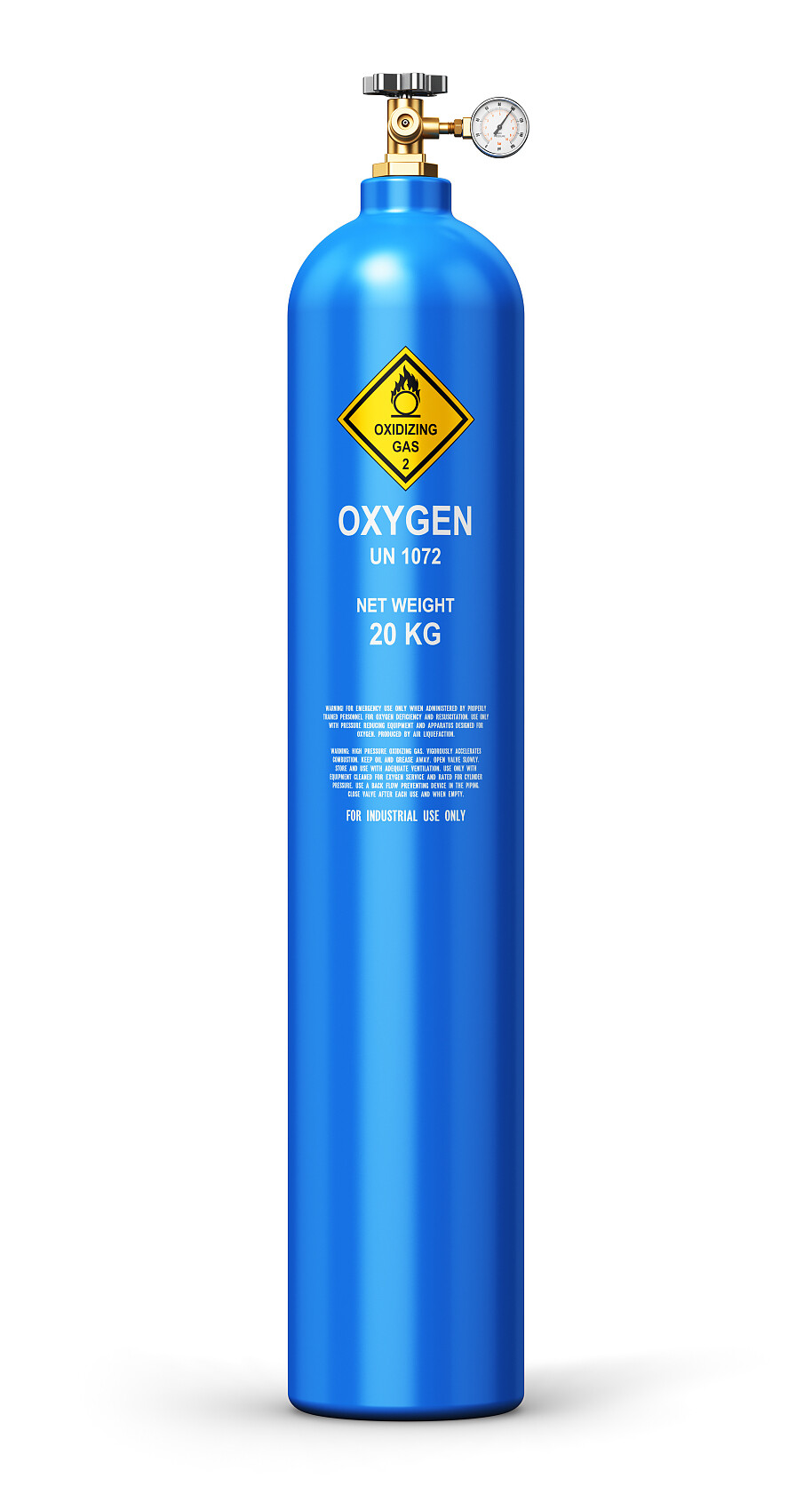Empty Oxygen Cylinder