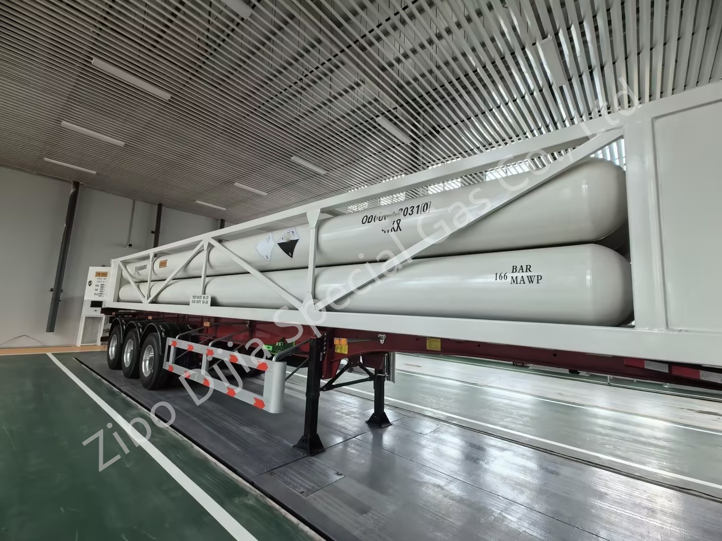 Tube Trailer Hydrgen Chloride HCL Gas