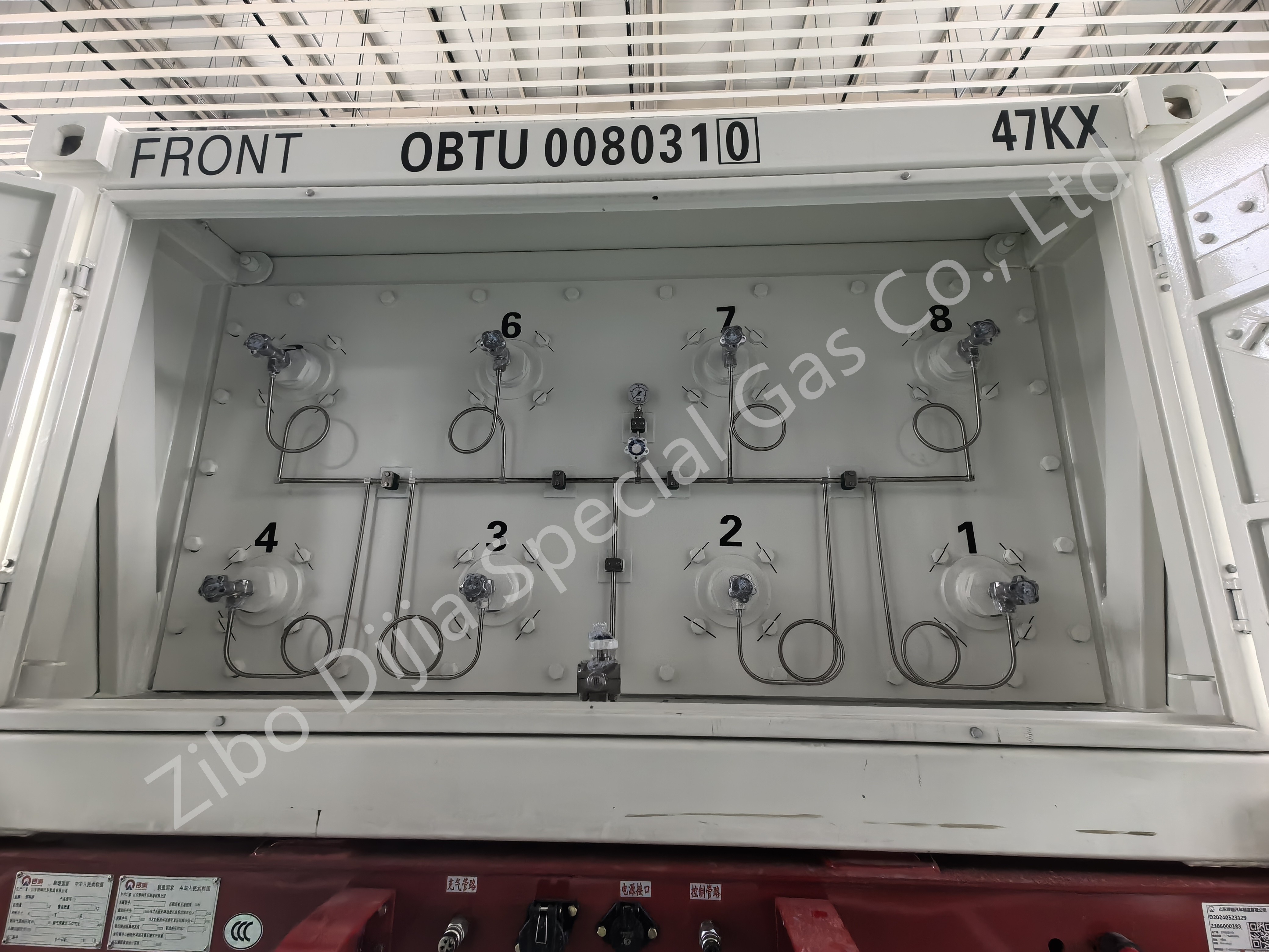 Tube Trailer Hydrgen Chloride HCL Gas