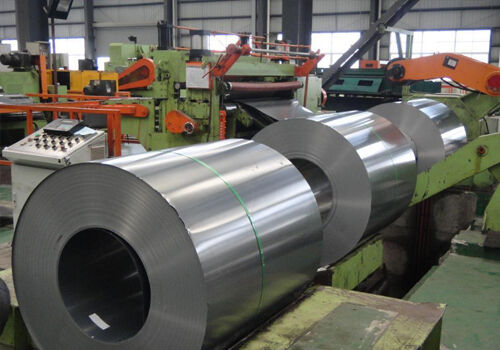 Zinc coated cold roll steel coil