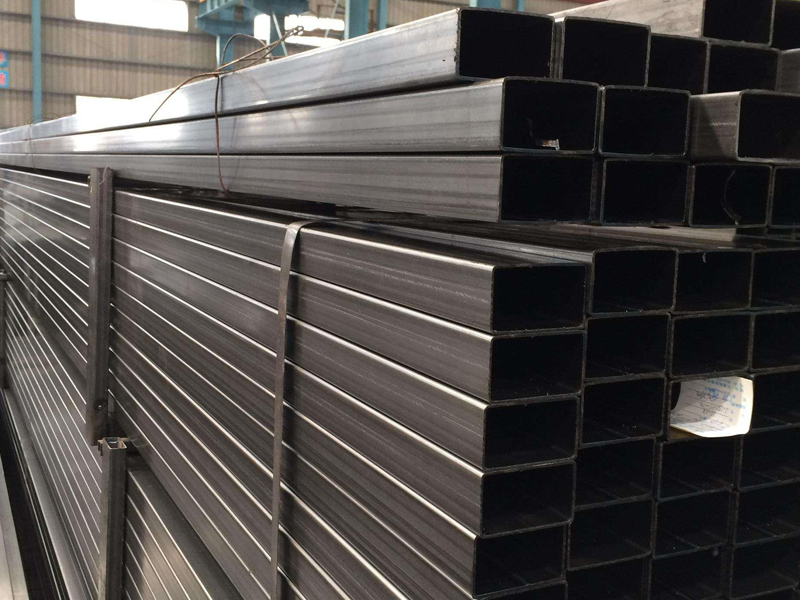 S235JR Welded Black Rectangular Tube/Pipe
