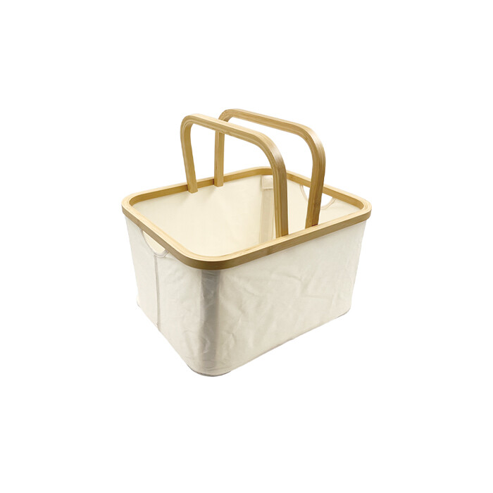Foldable Bamboo Fabric Organizer BFO005-BA
