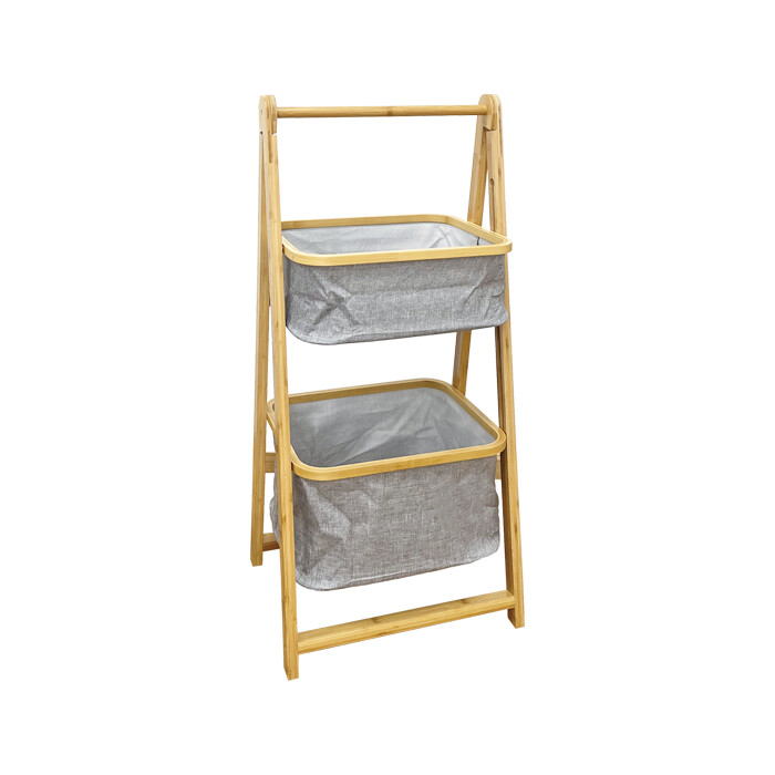 Foldable Bamboo Fabric Organizer BFO010-BA
