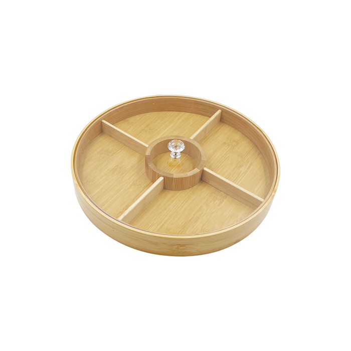 Food Serving Tray with Acrylic Lid FST071-BA