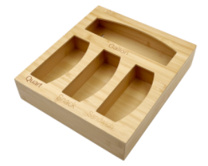 Bamboo Wrap &Bag Organizer  WBO002-BA