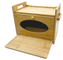 Bread Box with Cutting Board  BREB010-BA