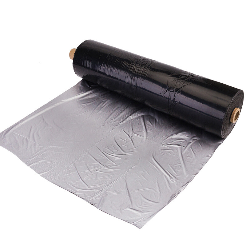 Agricultural silver black mulch film, weed control film, black weed control film