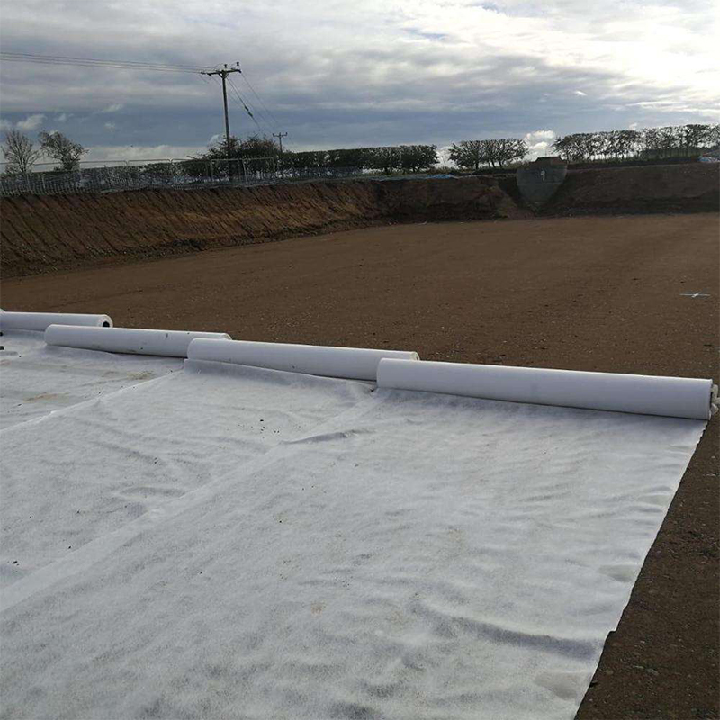 geotextile polyester staple fiber needled nonwoven geotextile
