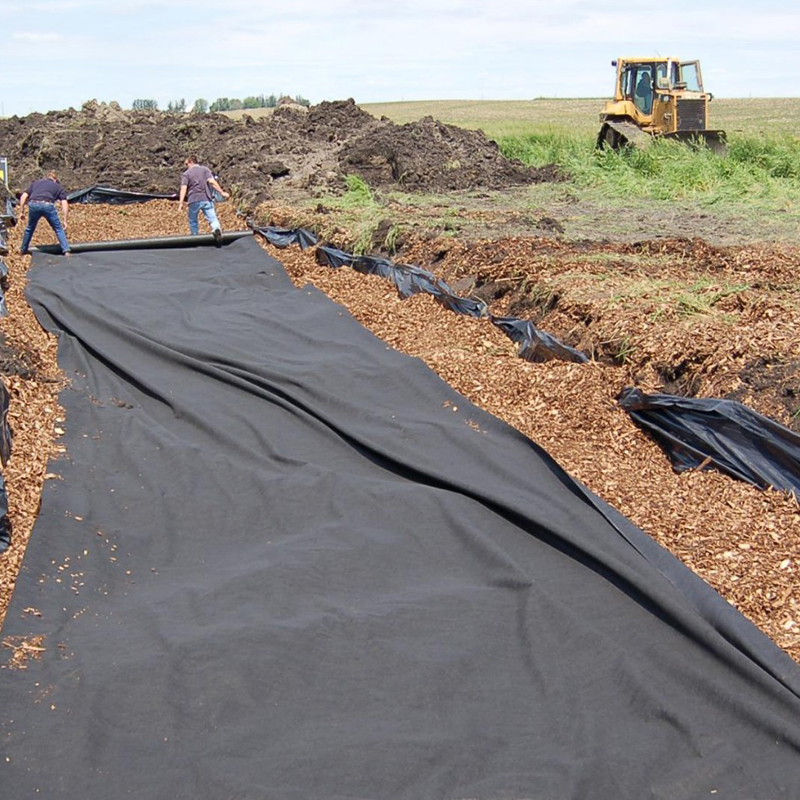 PET Polyester Filament Long Fiber needle punched Nonwoven Geotextile for civil engineering