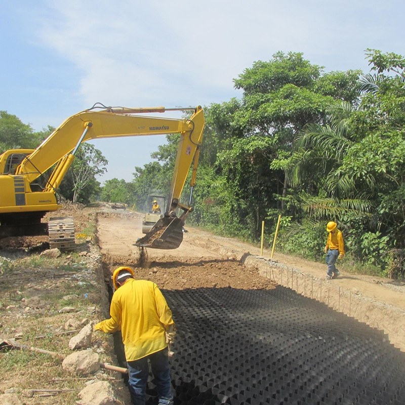 Hdpe geocell honeycomb driveway geocells geocell slope protection