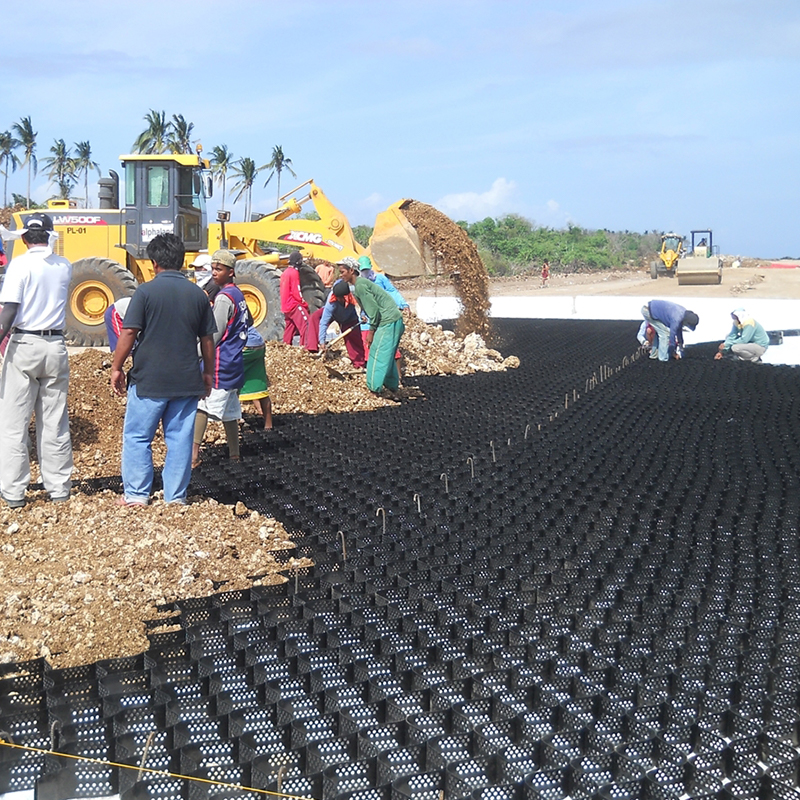 Geocell for road stability geo grid for retaining wall
