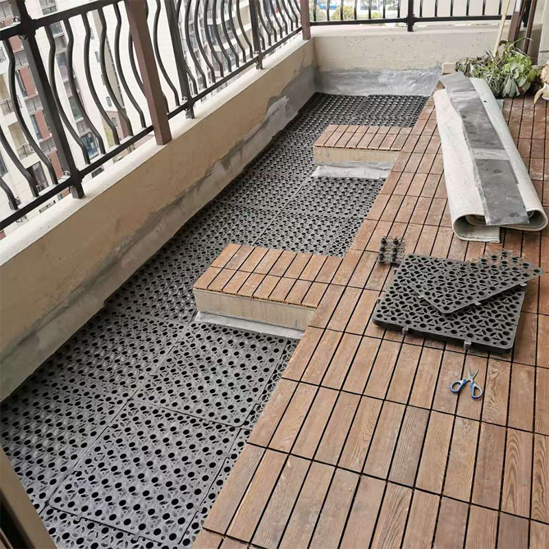 Eco-friendly Construction Waterproof Plastic Sheet HDPE Drainage Board Dimple Membrane Drain Mat