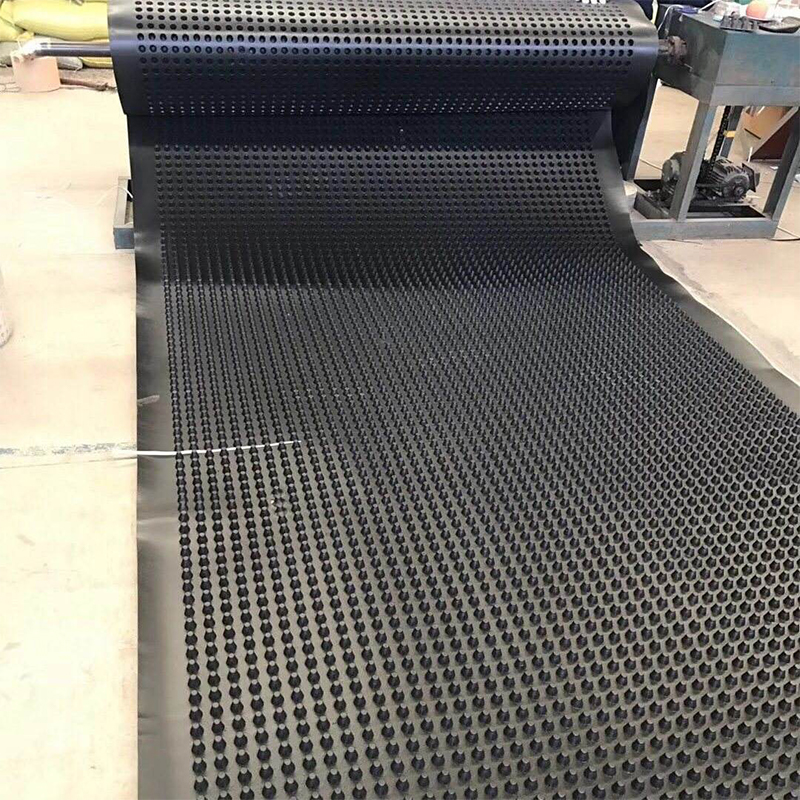 Hot sell Waterproof Plastic Sheet HDPE Drainage Board Dimple Membrane Drain Mat