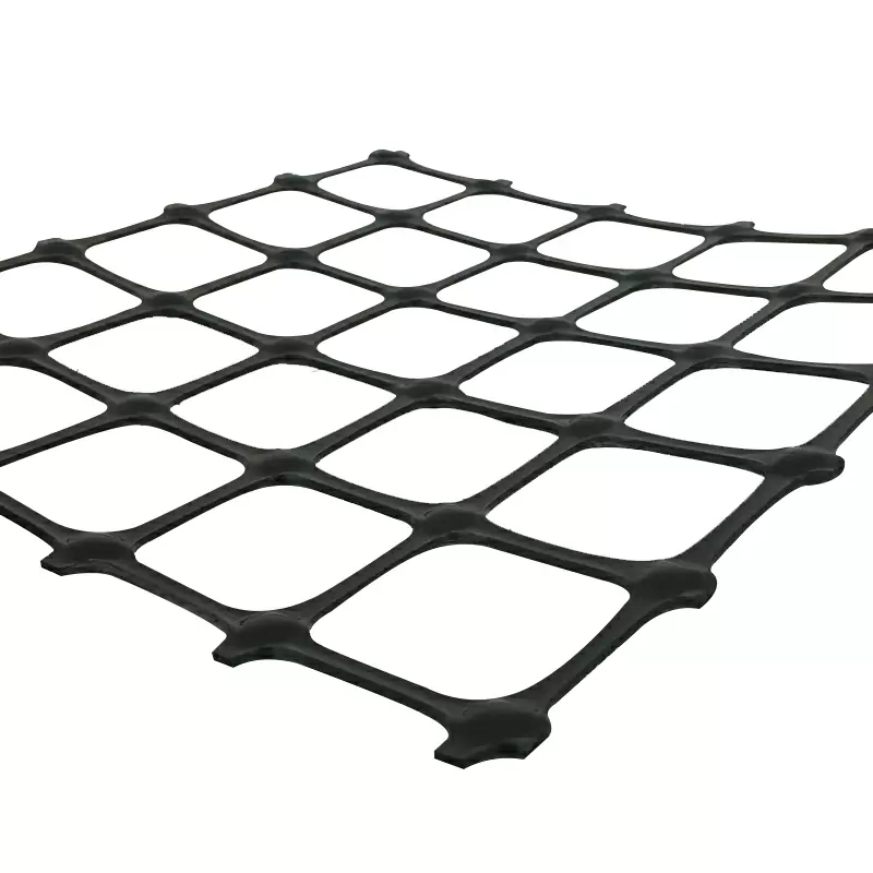 Plastic Mesh Grid Polypropylene PP Biaxial Geogrid for Road Soil Stabilizer