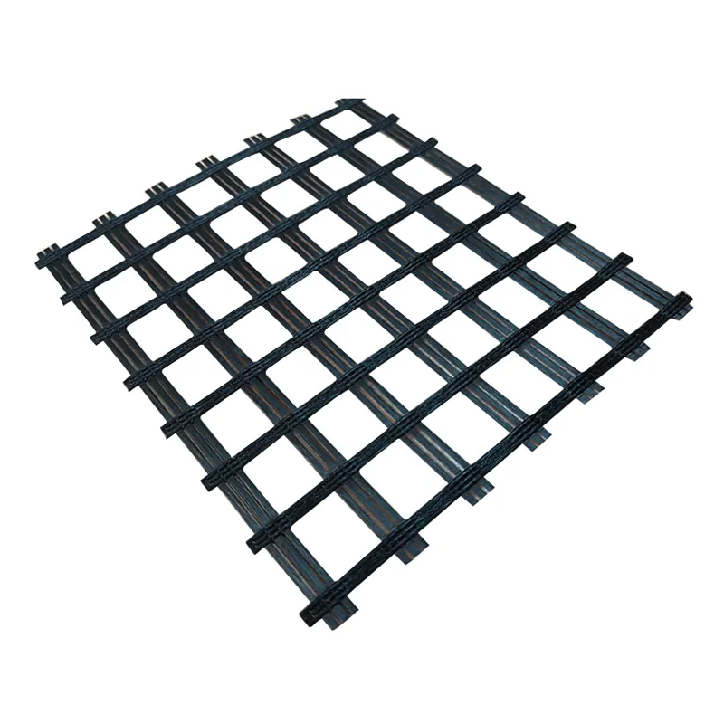 pp pet fiberglass biaxial and uniaxial geogrid factory for Soil retaining wall