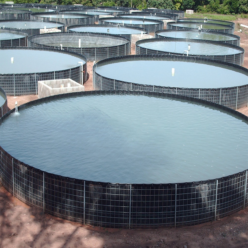 0.5mm to 2.8mm Hdpe smooth geomembrane anti leakage tear resistance fish pond liner