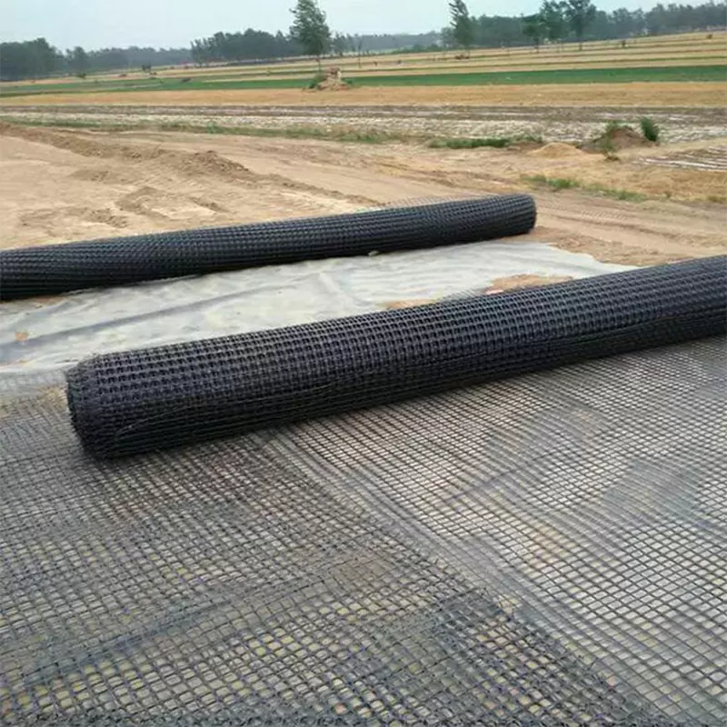 Plastic Mesh Grid Polypropylene PP Biaxial Geogrid for Road Soil Stabilizer