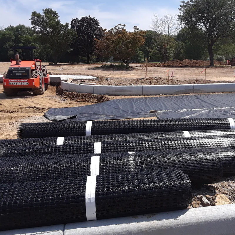 Plastic Mesh Grid Polypropylene PP Biaxial Geogrid for Road Soil Stabilizer