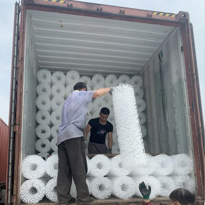 Black color HDPE plastic blind ditch for drainage water in China