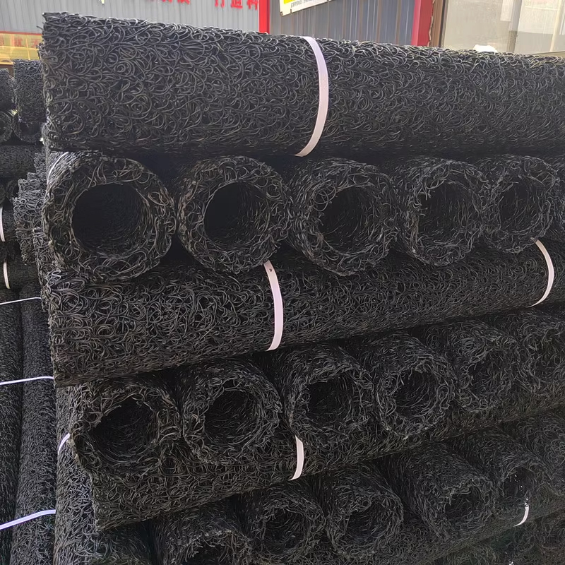 Geocomposite circle Plastic Blind Ditch Drain for Drainage