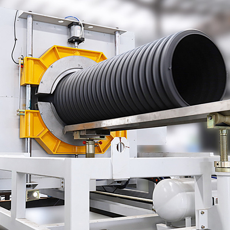 Blue double wall SN4 cheap sewer corrugated pipe high quality hdpe pipe pe drainage pipe