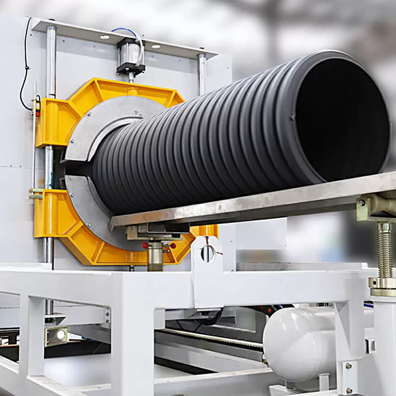 Blue double wall SN4 cheap sewer corrugated pipe high quality hdpe pipe pe drainage pipe