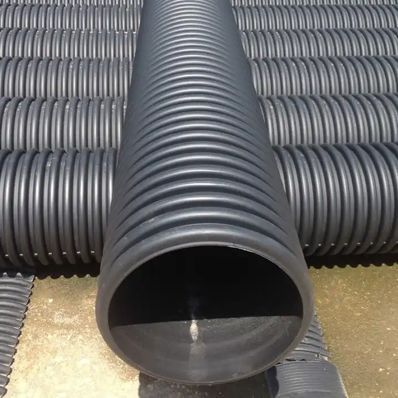 SN4 cheap sewer corrugated pipe high quality hdpe pipe pe drainage pipe