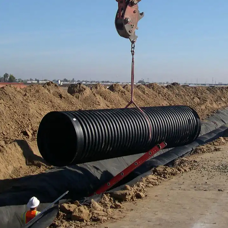SN4 cheap sewer corrugated pipe high quality hdpe pipe pe drainage pipe