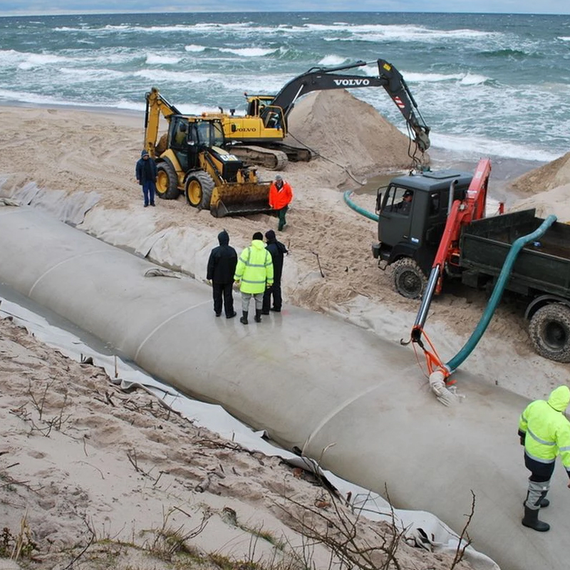 Geoextile Bags High Tensile Strength for Sludge Dewatering Geotube