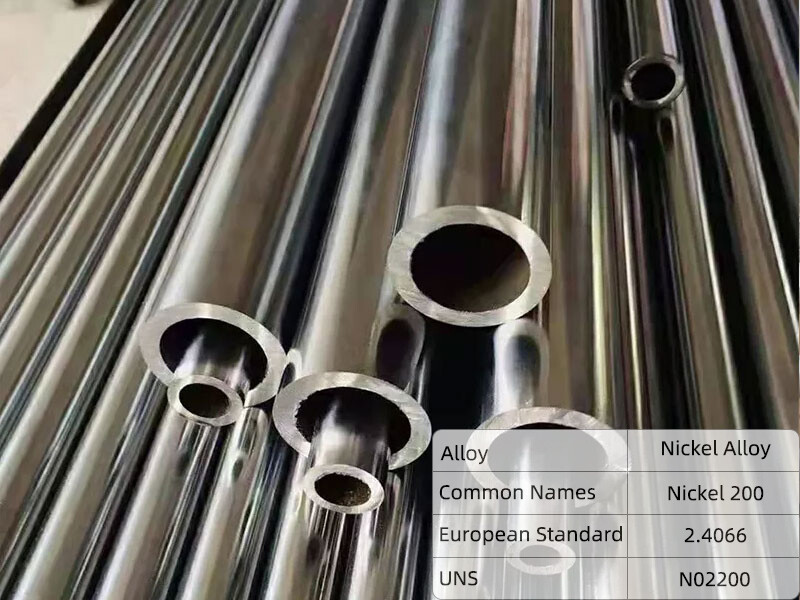 Nickel 200 Alloy Pipe/Tube