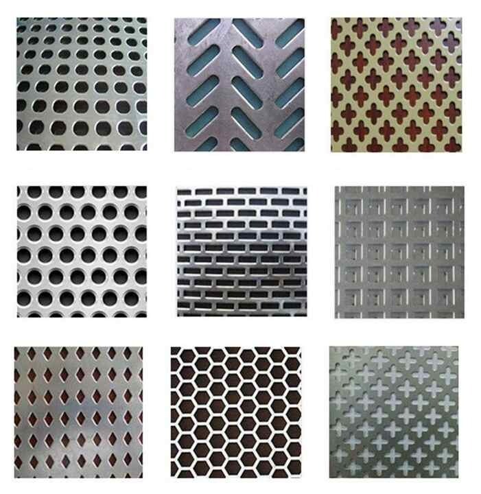 Stainless steel perforated plate