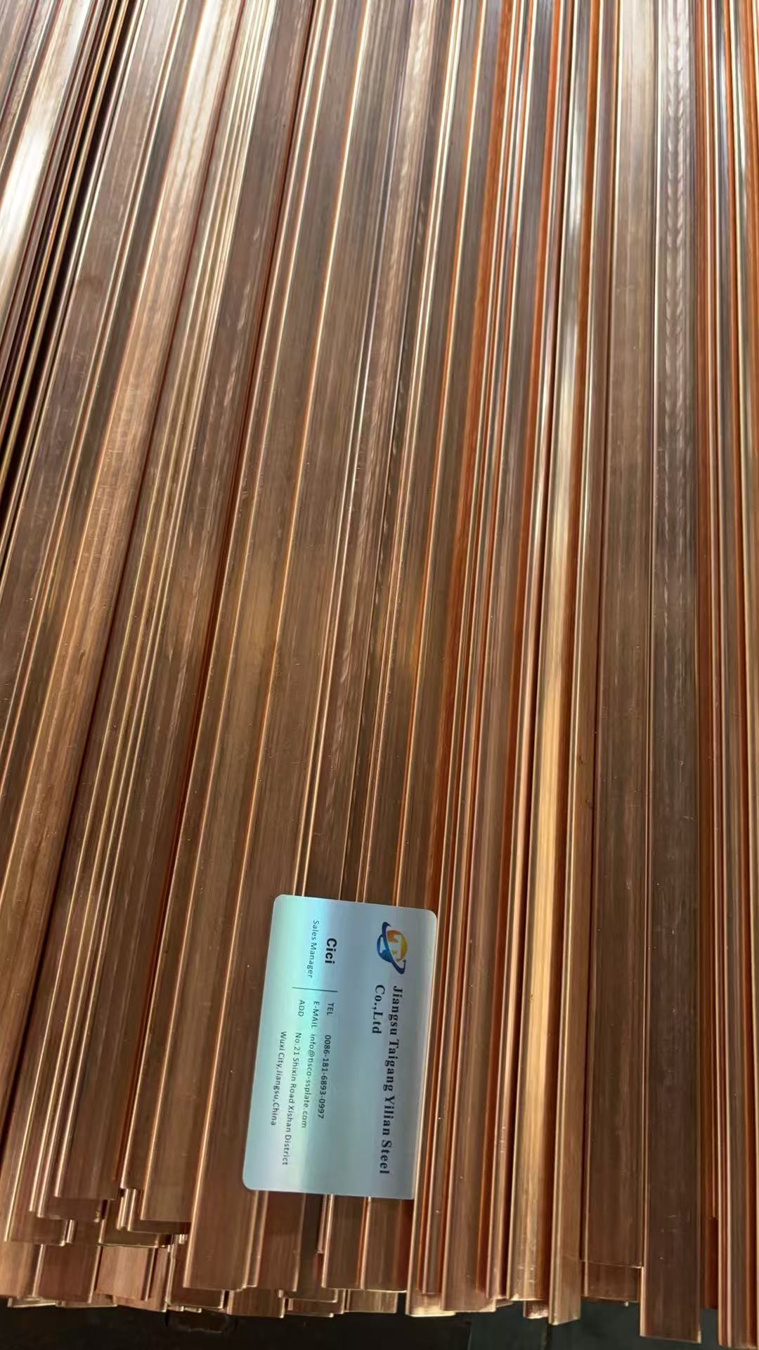 Flat/Oval Copper Pipe/Tube