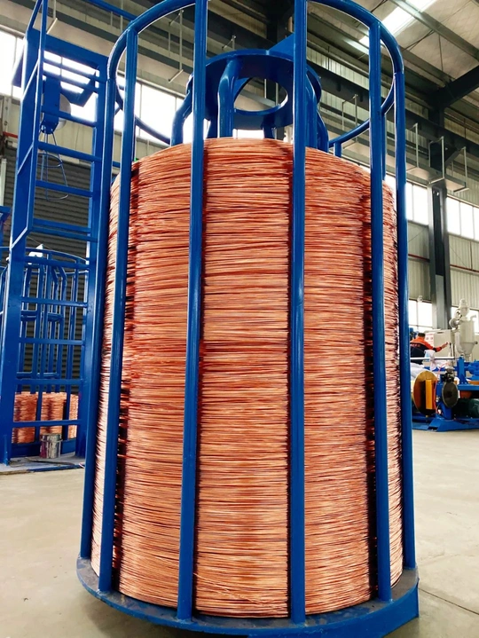 Oxygen-free copper rod