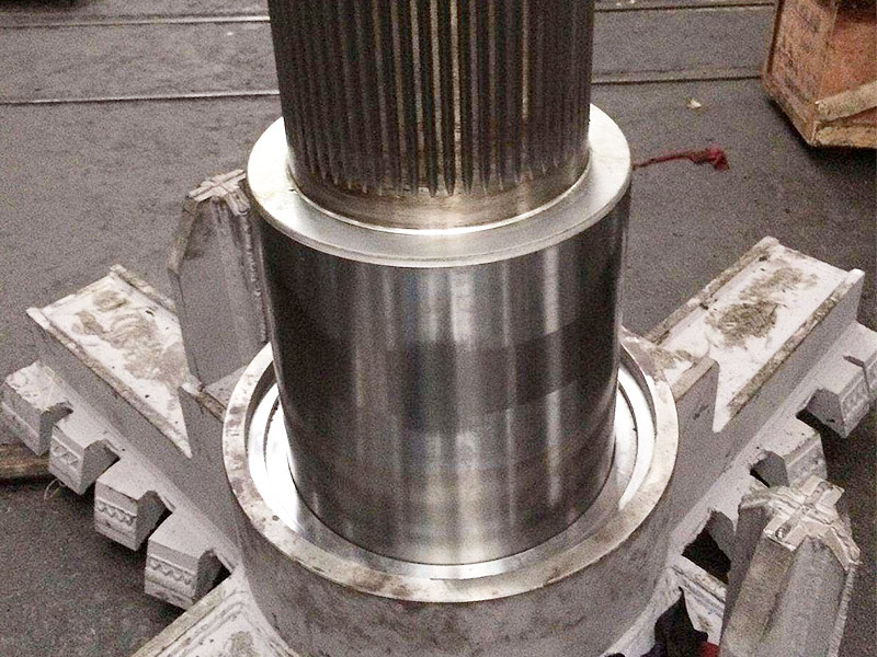 What are the contents of quality inspection of large shaft forgings?
