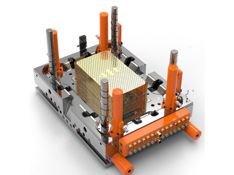 High speed crate mold