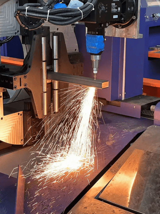 Laser cutting stainless steel tube (customizable)