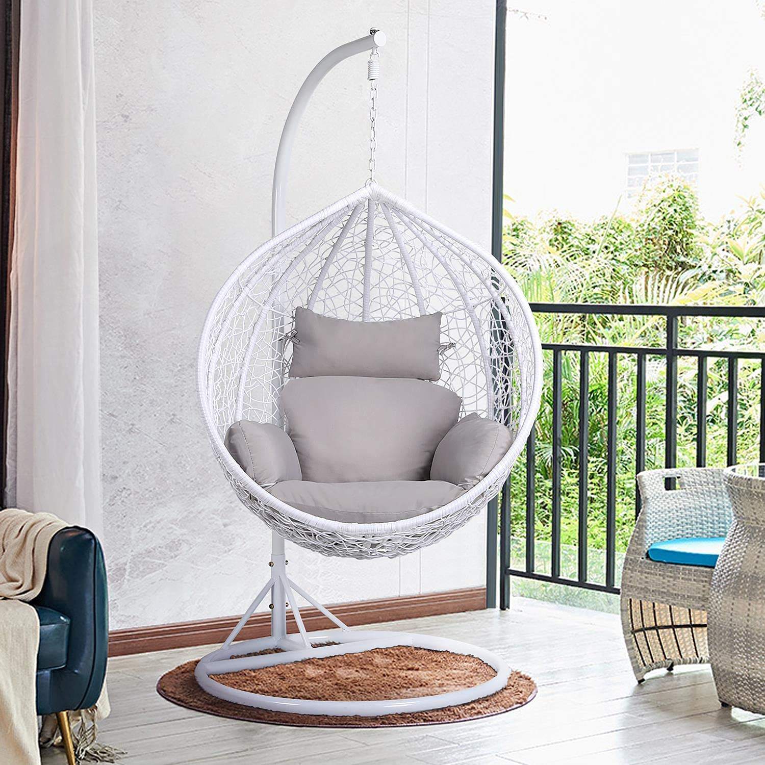 Egg Swing Chair With Stand 