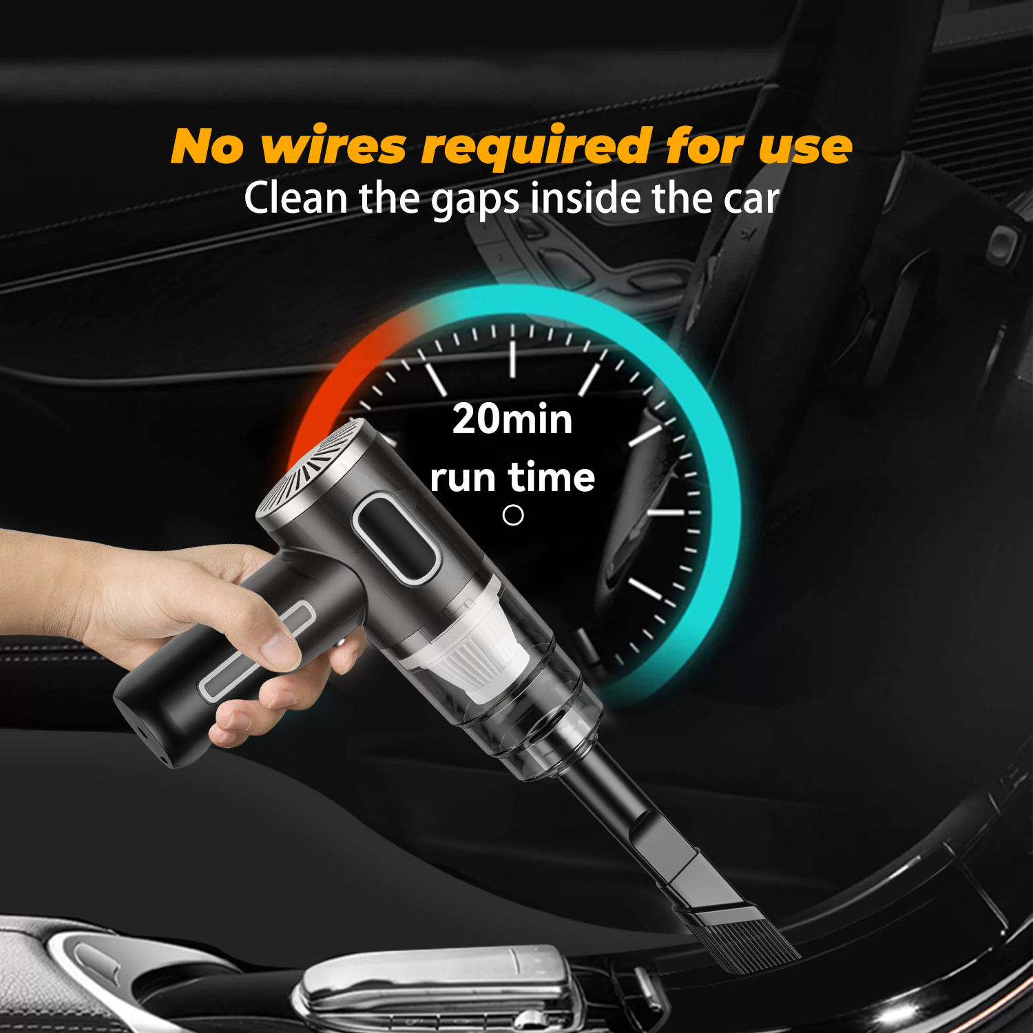 Car Portable Mounted Vacuum Cleaner