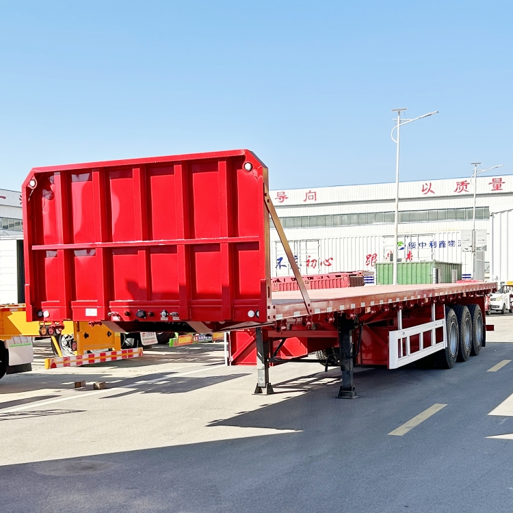 Flatbed Trailer with Front Wall